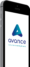 Phone with Avance logo